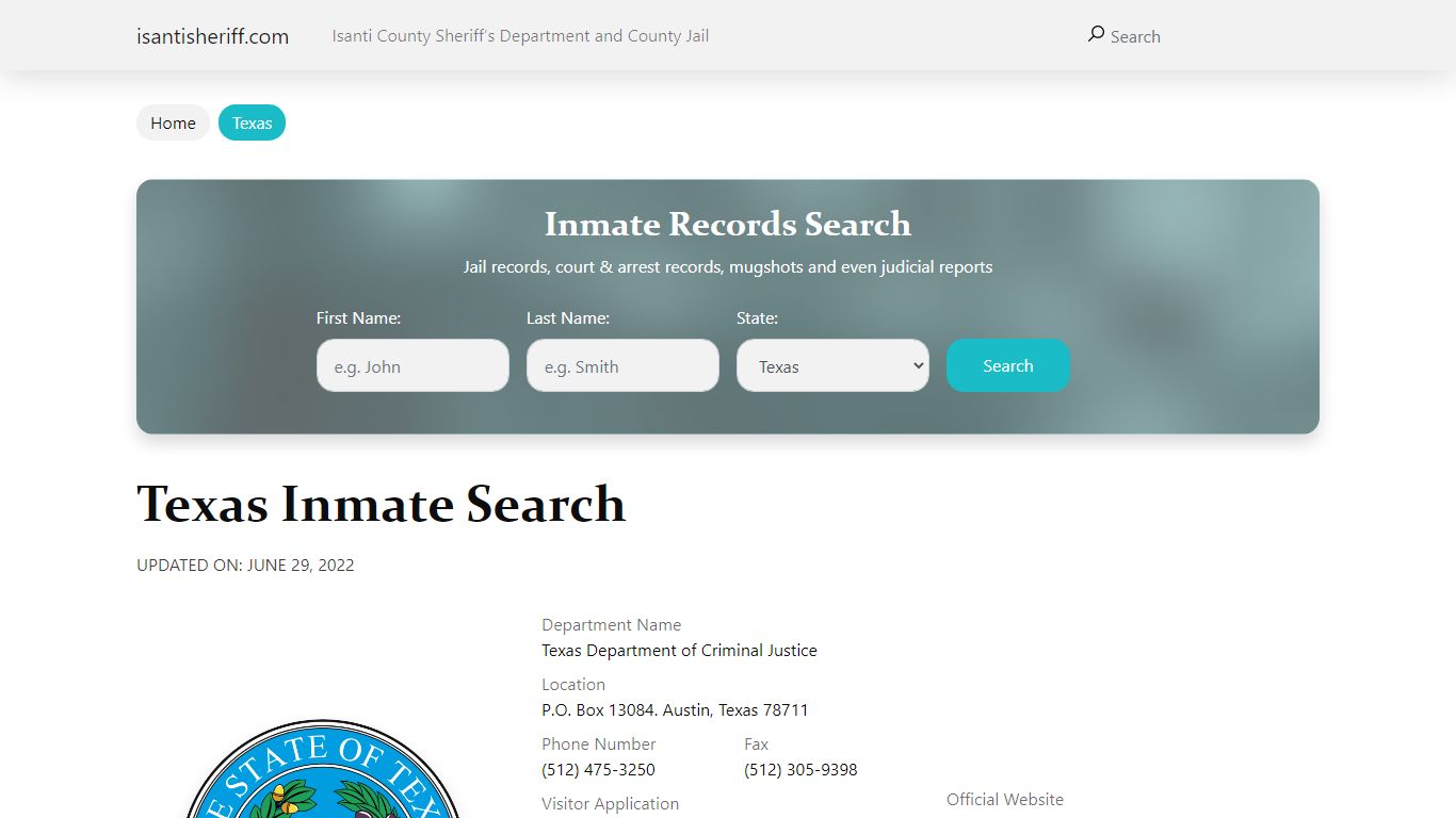 South Houston City Jail Inmate Search and Prison Information